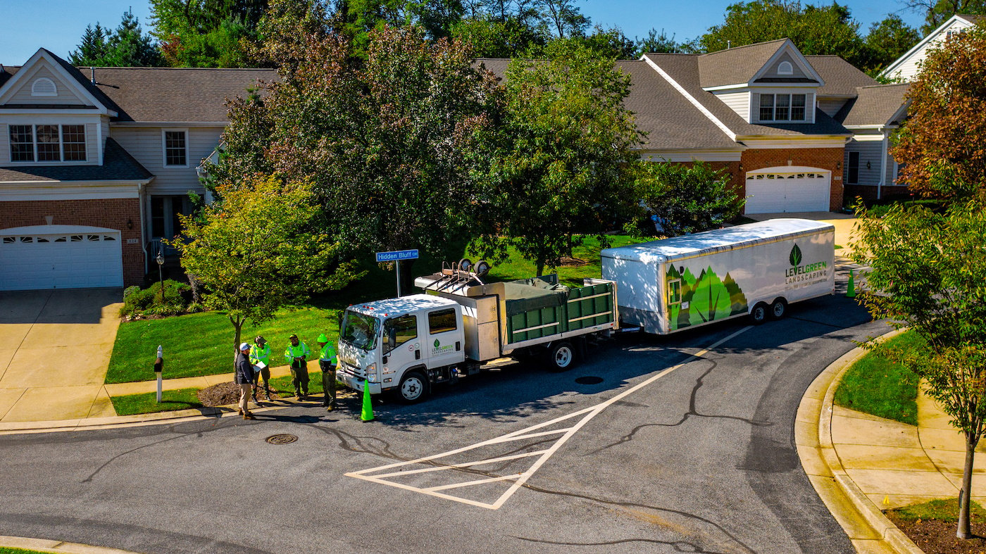 Hidden Bloff HOA crew trucks 