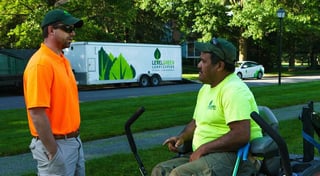 Level Green Landscaping crew members