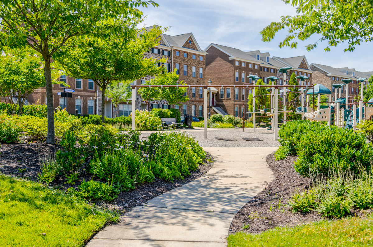 Moorefield Green HOA landscape enhancement plants playground 