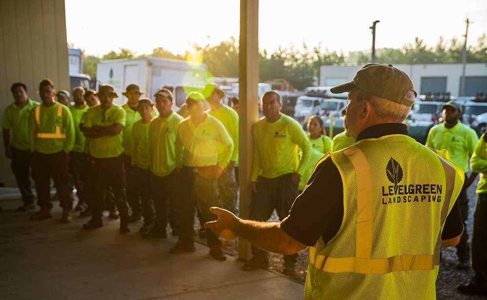 team meeting at shop-1