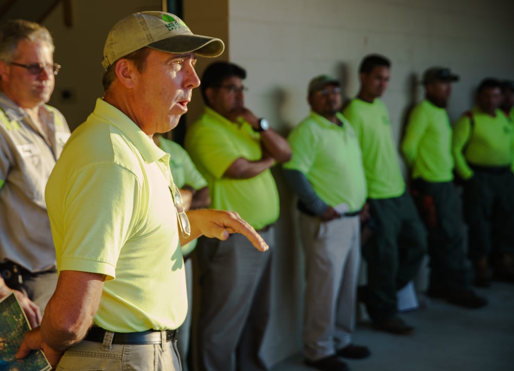 training at shop office team