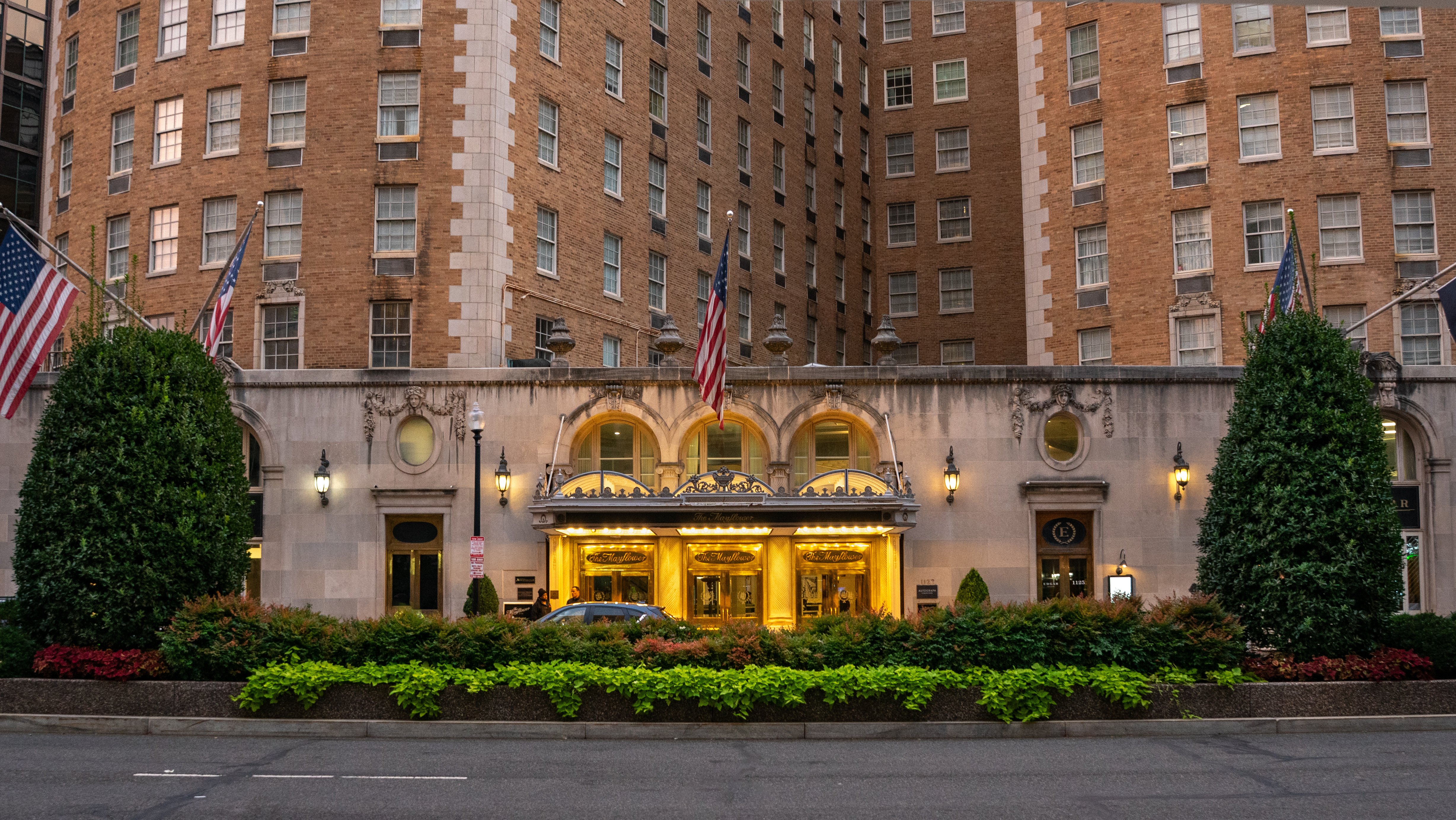 Golden Triangle median road landscape beds 3