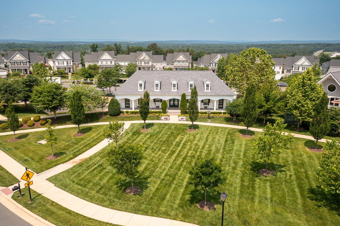 Goose Creek Preserve aerial view green lawn 18