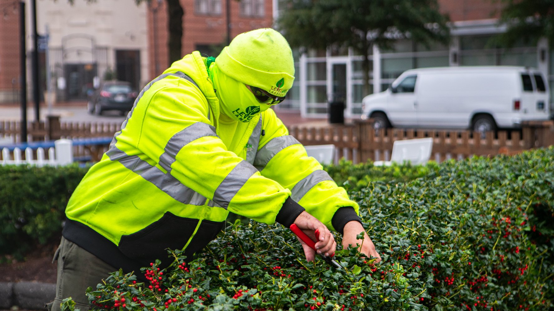 LevelGreen Commercial Crew team pruning maintenance 2