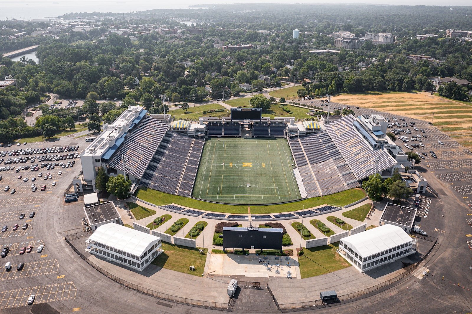 Navy Memorial Stadium aerial view 3