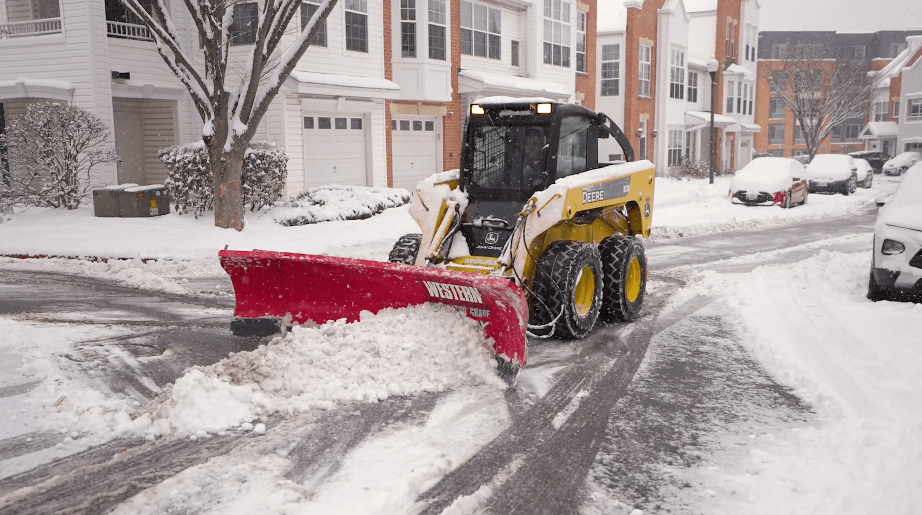 Small snow plow in HOA