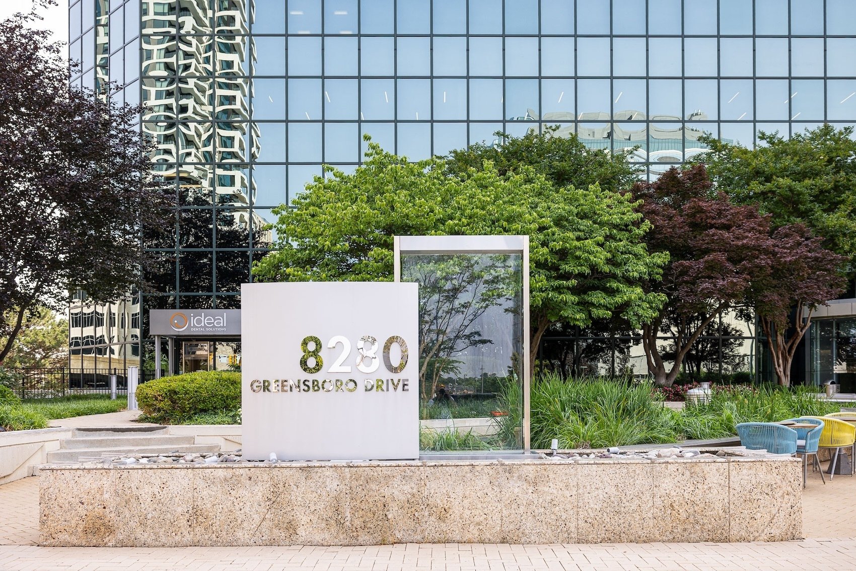 The boro address sign raised landscape beds 