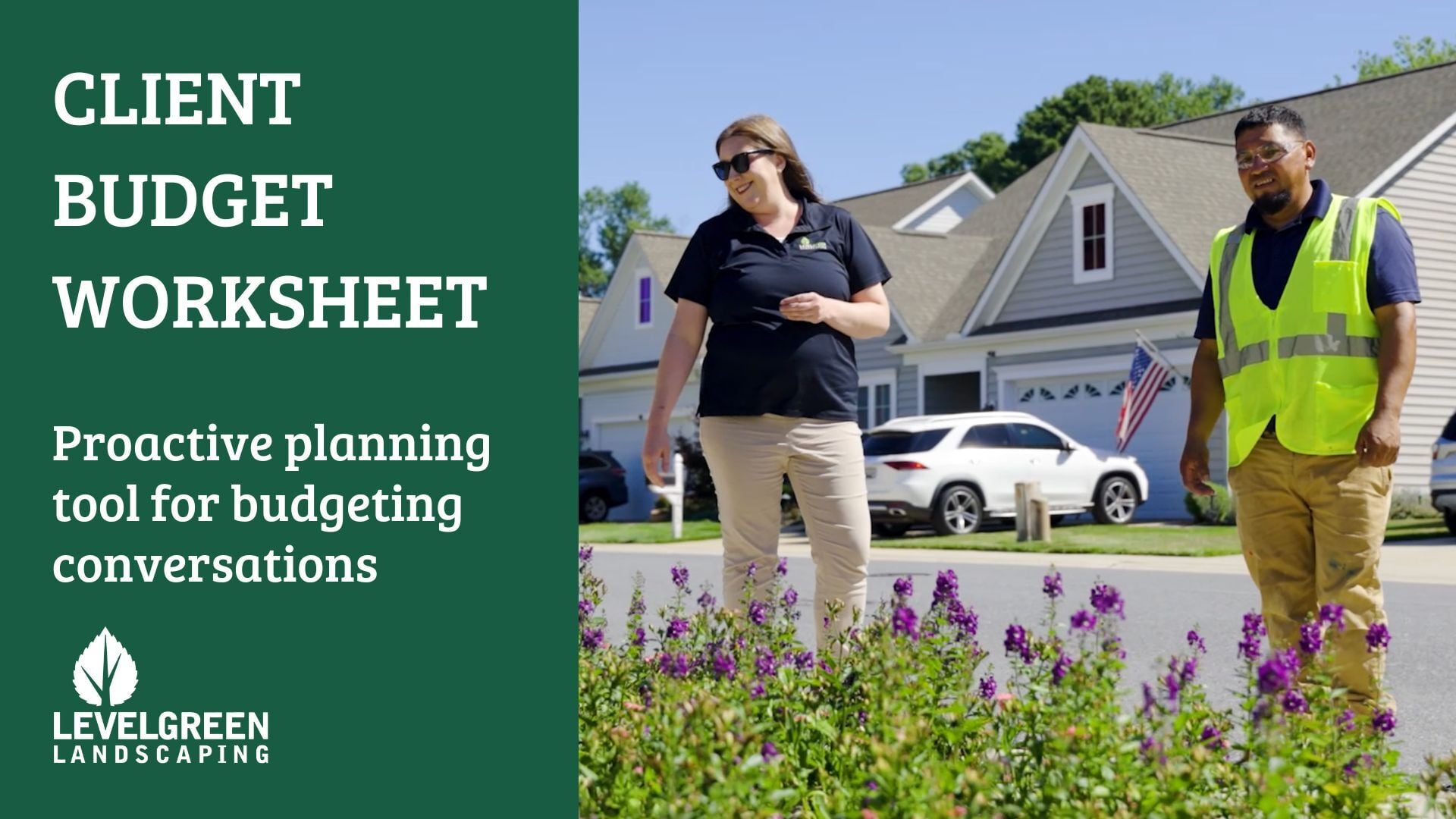 Commercial Client Budget Worksheet - Level Green Landscaping