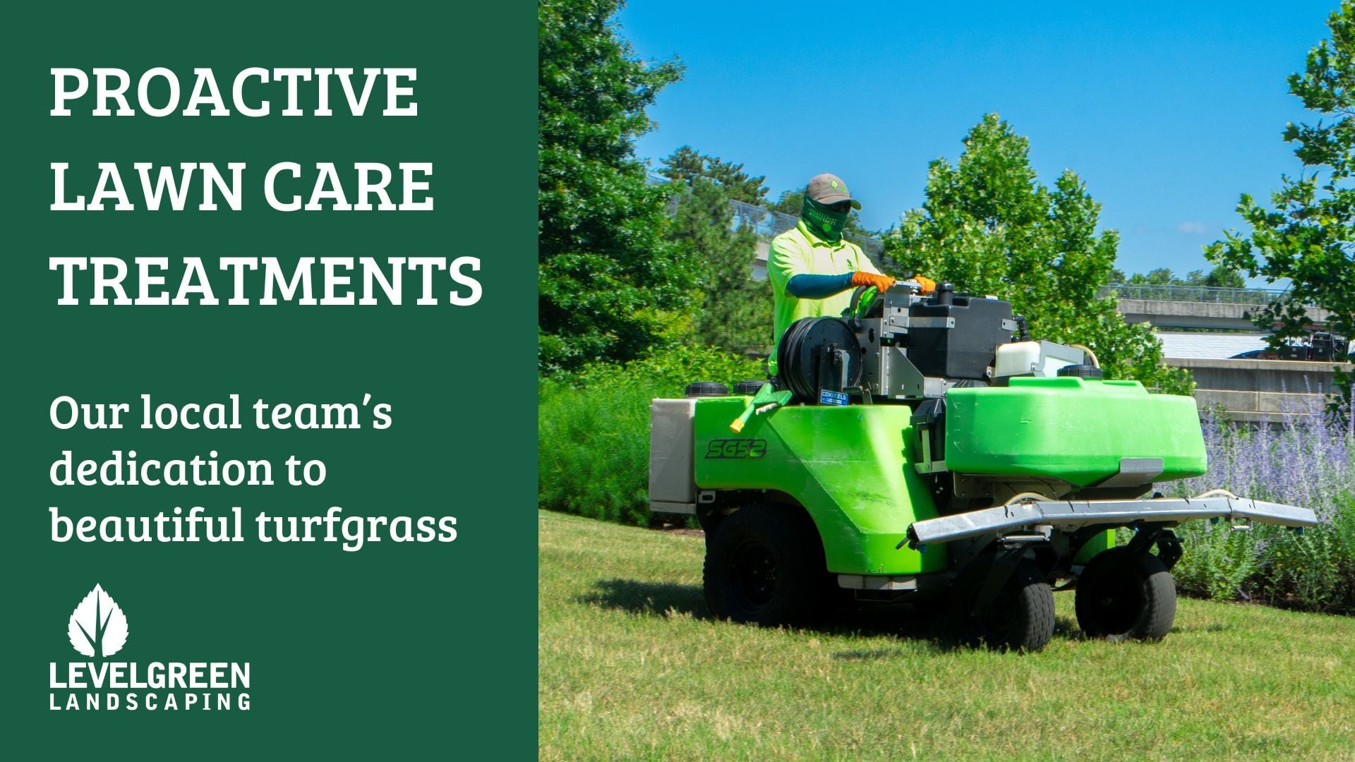 Lawn Care Treatments - Level Green Landscaping