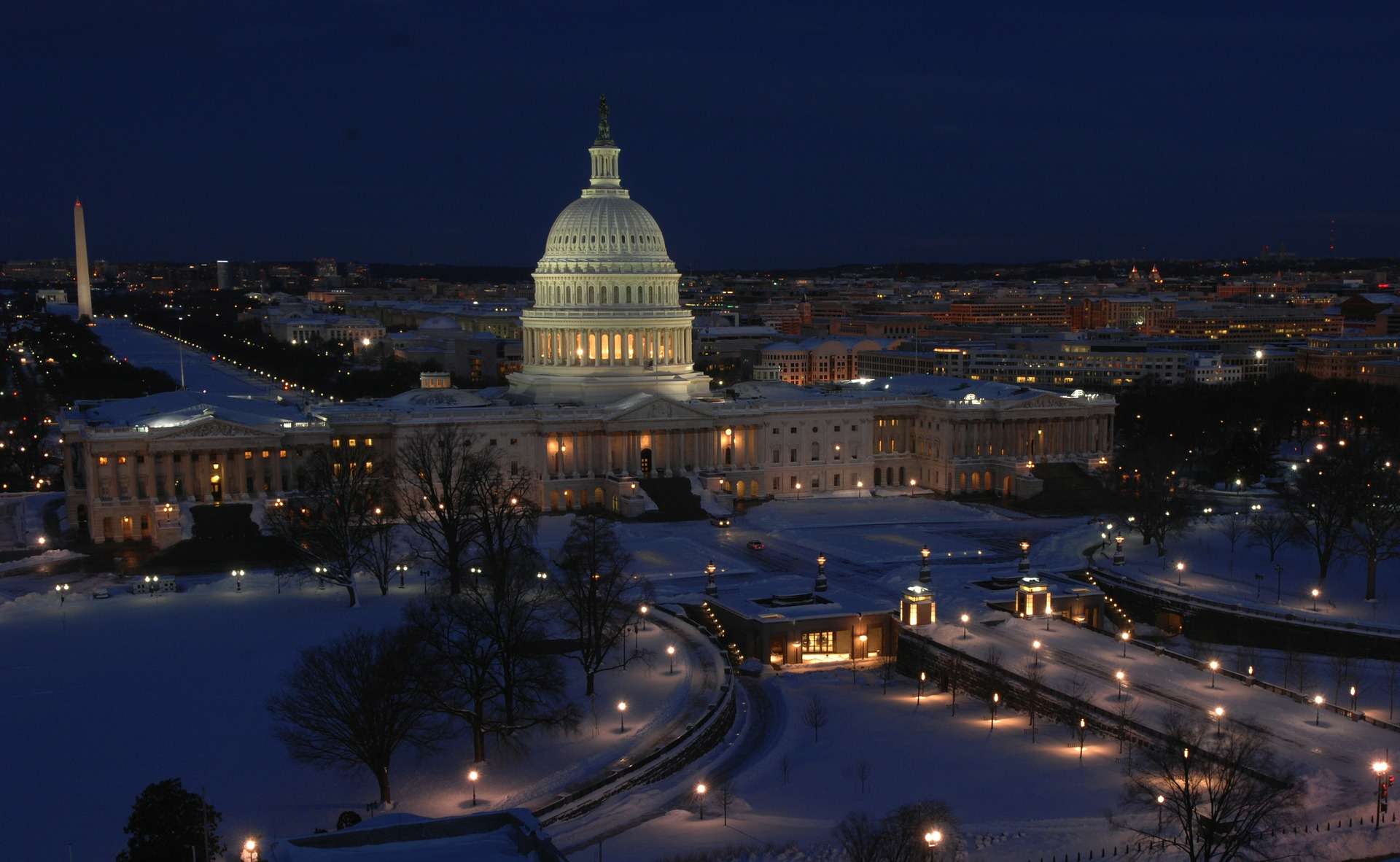 snow dc capital building